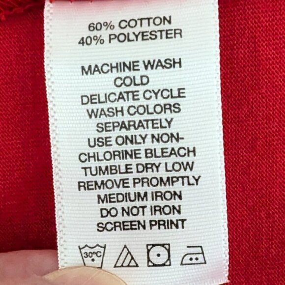 CHELSEA STUDIO Vintage '90's Casual Red Knit Christmas Holiday Dress; Size L - Picture 5 of 5